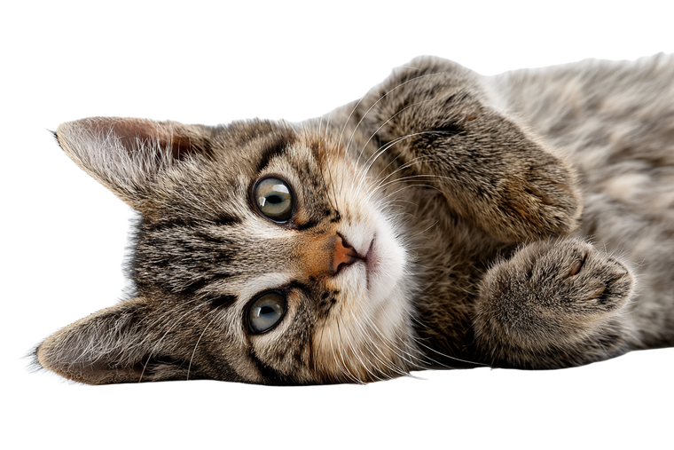 Playful Kitten V7 Vinyl Car Decal Sticker – Waterproof & UV-Resistant 2.986666666666667"