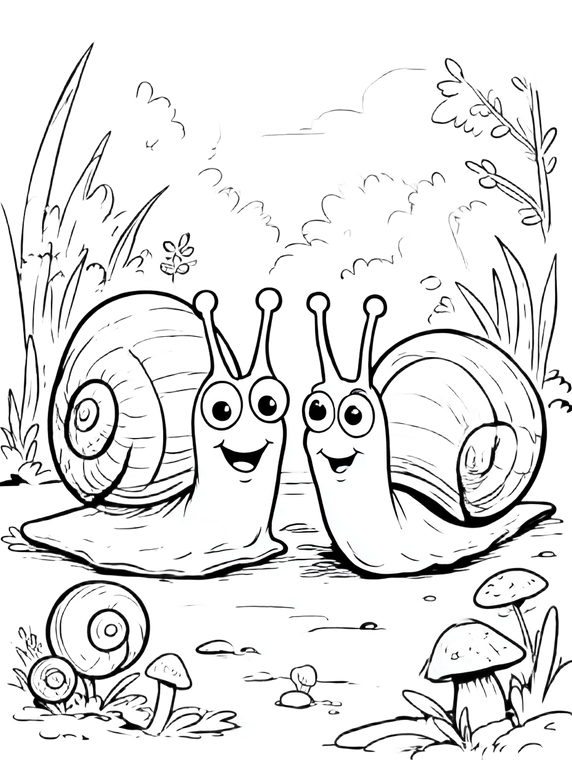 Smiling Philippine Snails Vinyl Car Decal Sticker – Waterproof & UV-Resistant 8.213333333333333"