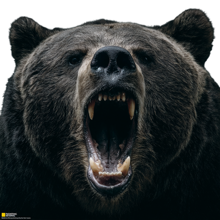 Roaring Bear Photography Vinyl Car Decal Sticker – Waterproof & UV-Resistant 3.4133333333333336"