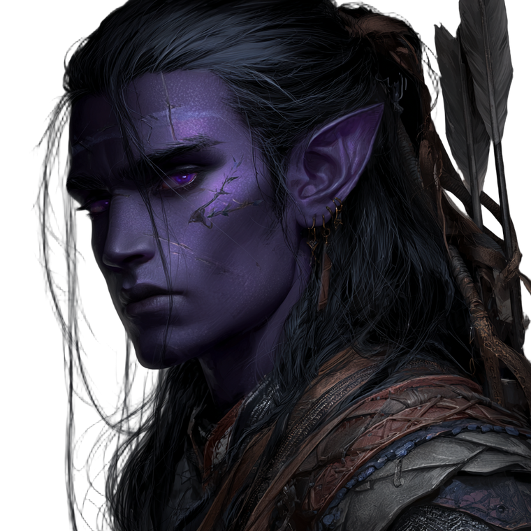 Dark Elf Rogue V3 Vinyl Car Decal Sticker – Waterproof & UV-Resistant 3.4133333333333336"