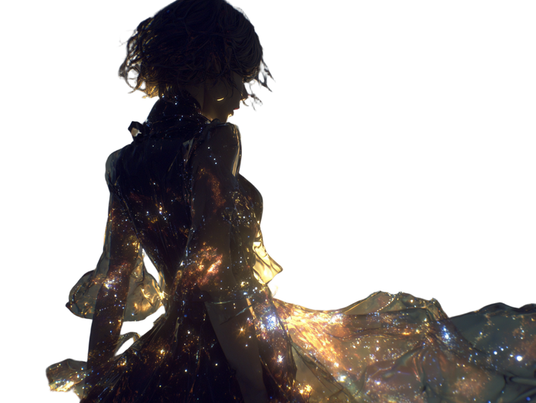 Celestial Silhouette V4 Vinyl Car Decal Sticker – Waterproof & UV-Resistant 6.1866666666666665"