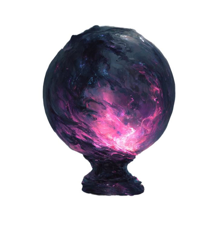 Dark Magic Sphere Vinyl Car Decal Sticker – Waterproof & UV-Resistant 7.253333333333333"
