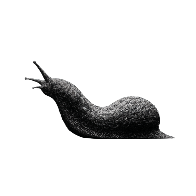 Simple Slug Vinyl Car Decal Sticker – Waterproof & UV-Resistant 3.4133333333333336"