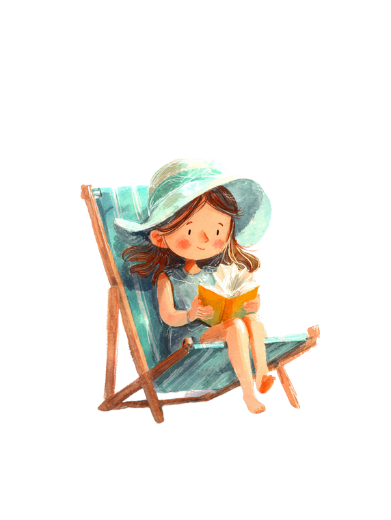 Cute Knitting Girl Vinyl Car Decal Sticker – Waterproof & UV-Resistant 4.1066666666666665"