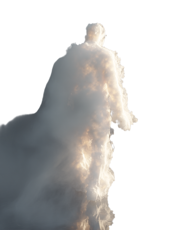 Ethereal Cloud Figure Vinyl Car Decal Sticker – Waterproof & UV-Resistant 4.0"