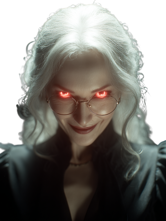 Eerie Elderly Selfie Vinyl Car Decal Sticker – Waterproof & UV-Resistant 4.1066666666666665"