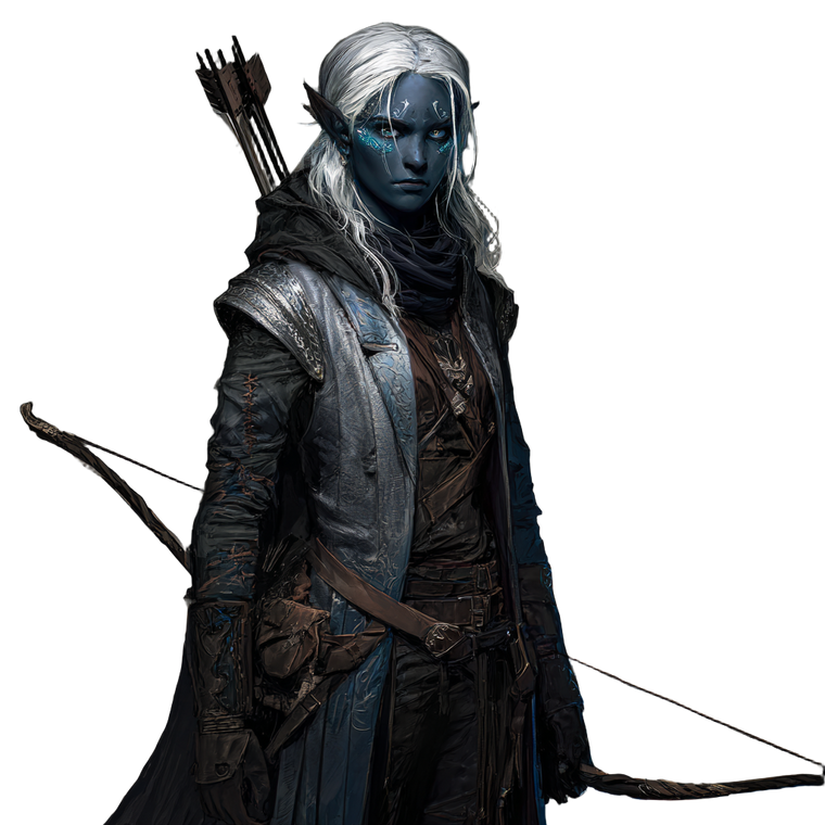 Drow Elf Archer V3 Vinyl Car Decal Sticker – Waterproof & UV-Resistant 3.4133333333333336"