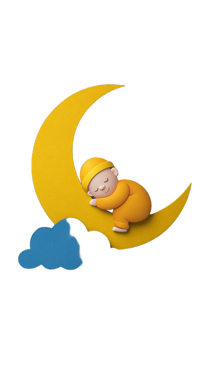Baby On Moon V4 Vinyl Car Decal Sticker – Waterproof & UV-Resistant 4.8533333333333335"