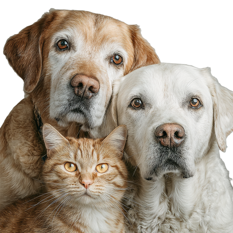 Cat And Dogs V2 Vinyl Car Decal Sticker – Waterproof & UV-Resistant 6.826666666666667"