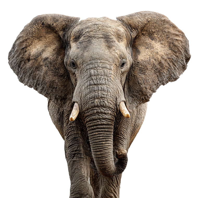 African Elephant V6 Vinyl Car Decal Sticker – Waterproof & UV-Resistant 6.826666666666667"