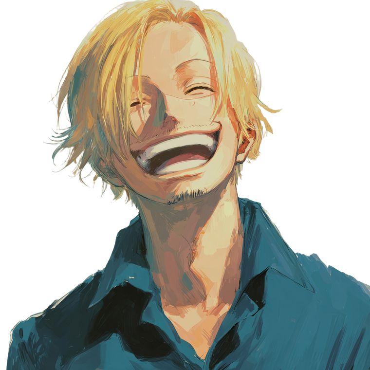 Sanji Portrait V4 Vinyl Car Decal Sticker – Waterproof & UV-Resistant 6.826666666666667"