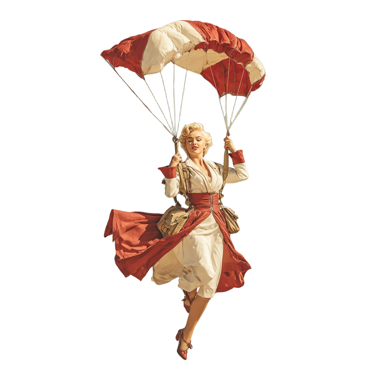 Monroe Skydiving Vinyl Car Decal Sticker – Waterproof & UV-Resistant 6.826666666666667"