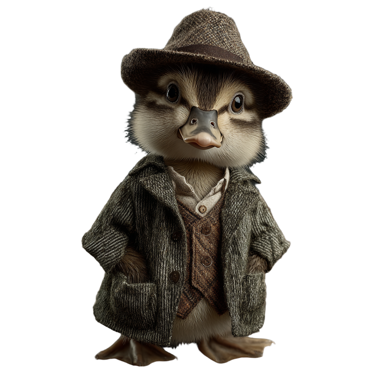 Duckling Crime Boss Vinyl Car Decal Sticker – Waterproof & UV-Resistant 3.4133333333333336"