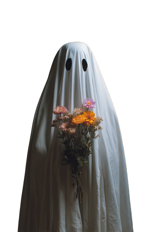 Elegant Ghost Vinyl Car Decal Sticker – Waterproof & UV-Resistant 4.4
