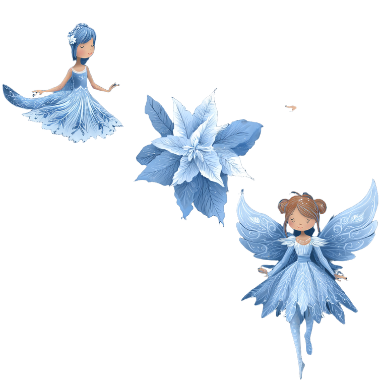 Winter Fairies Vinyl Car Decal Sticker – Waterproof & UV-Resistant 3.4133333333333336"