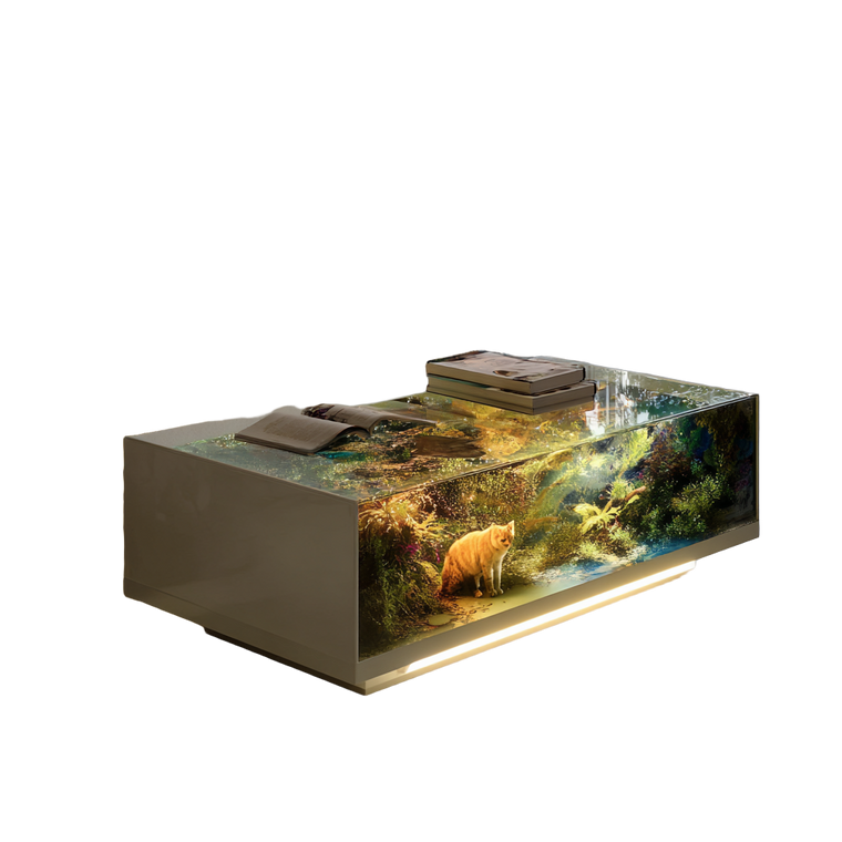 Magical Cat Table Vinyl Car Decal Sticker – Waterproof & UV-Resistant 3.4133333333333336"