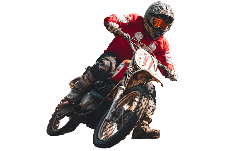 Off-Road Motorcycle Rider Vinyl Car Decal Sticker – Waterproof & UV-Resistant 2.986666666666667"