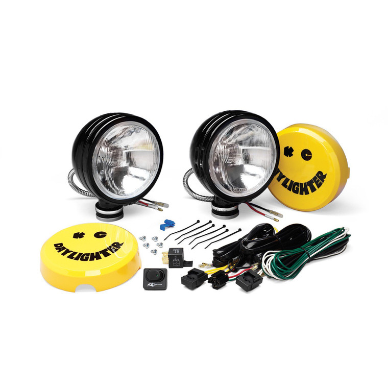 Upgrade your ride with KC Hilites 6 Inch Round Driving Lights | Set of 2 Halogen Bulb Fog Lights for Powerful Illumination