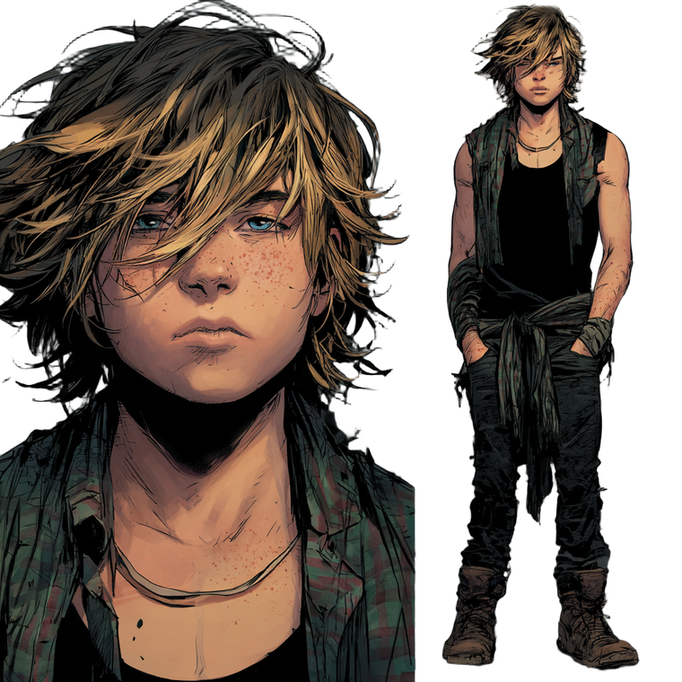 Rebellious Young Man V5 Vinyl Car Decal Sticker – Waterproof & UV-Resistant 3.4133333333333336"