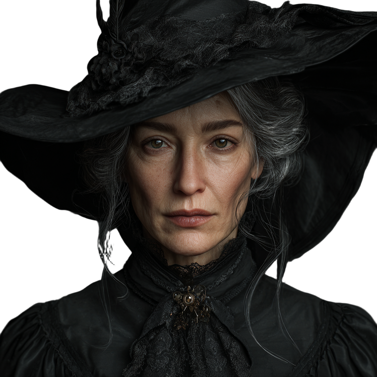 Beautiful Witch V16 Vinyl Car Decal Sticker – Waterproof & UV-Resistant 3.4133333333333336"