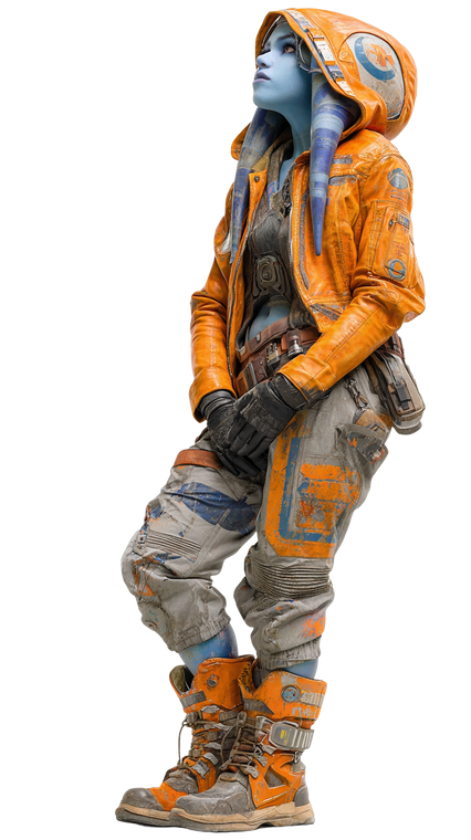 Blue Star Wars Character Vinyl Car Decal Sticker – Waterproof & UV-Resistant 9.706666666666667"