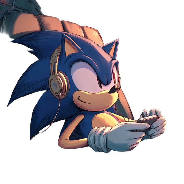 Anime Sonic Relaxing Vinyl Car Decal Sticker – Waterproof & UV-Resistant 6.826666666666667"