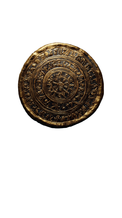 Ancient Gold Coin V2 Vinyl Car Decal Sticker – Waterproof & UV-Resistant 9.706666666666667"