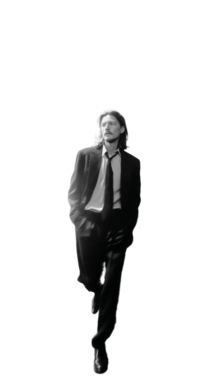 Handsome Suited Man V2 Vinyl Car Decal Sticker – Waterproof & UV-Resistant 4.8533333333333335"