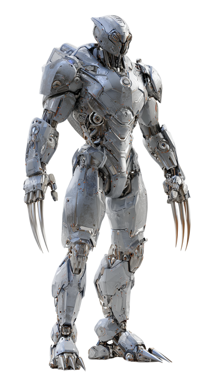 Futuristic Combat Robot V15 Vinyl Car Decal Sticker – Waterproof & UV-Resistant 9.706666666666667"