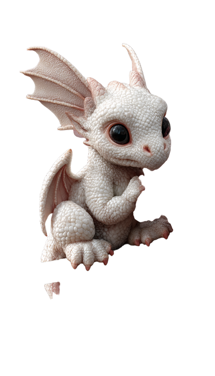 Baby Dragon Plum Vinyl Car Decal Sticker – Waterproof & UV-Resistant 4.8533333333333335"