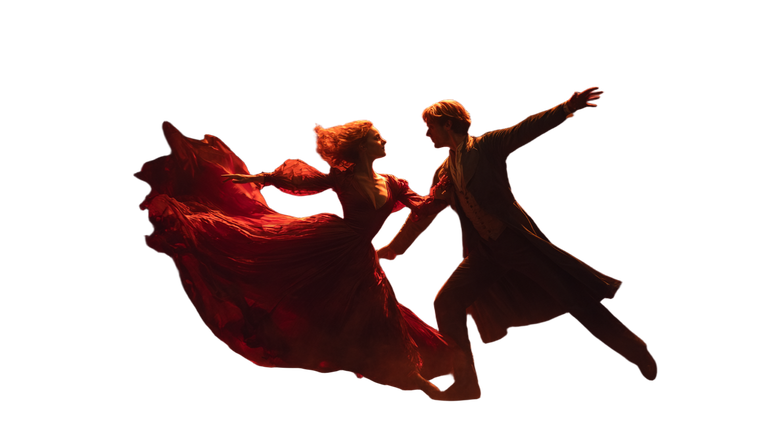 Fiery Ballet Duo Vinyl Car Decal Sticker – Waterproof & UV-Resistant 2.72"