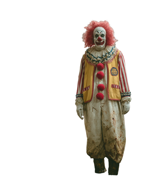 Haunted Clown Vinyl Car Decal Sticker – Waterproof & UV-Resistant 4.0"