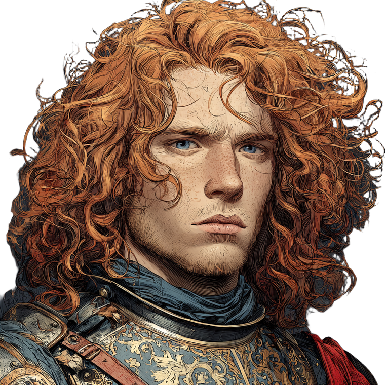 Noble Knight Portrait V3 Vinyl Car Decal Sticker – Waterproof & UV-Resistant 3.4133333333333336"