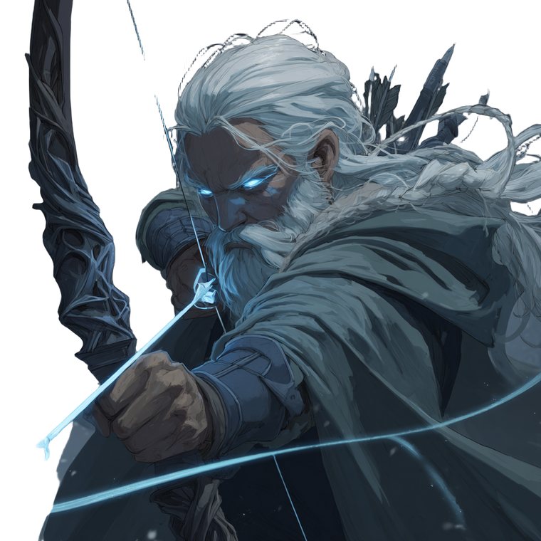 Eladrin Archer Vinyl Car Decal Sticker – Waterproof & UV-Resistant 3.4133333333333336"