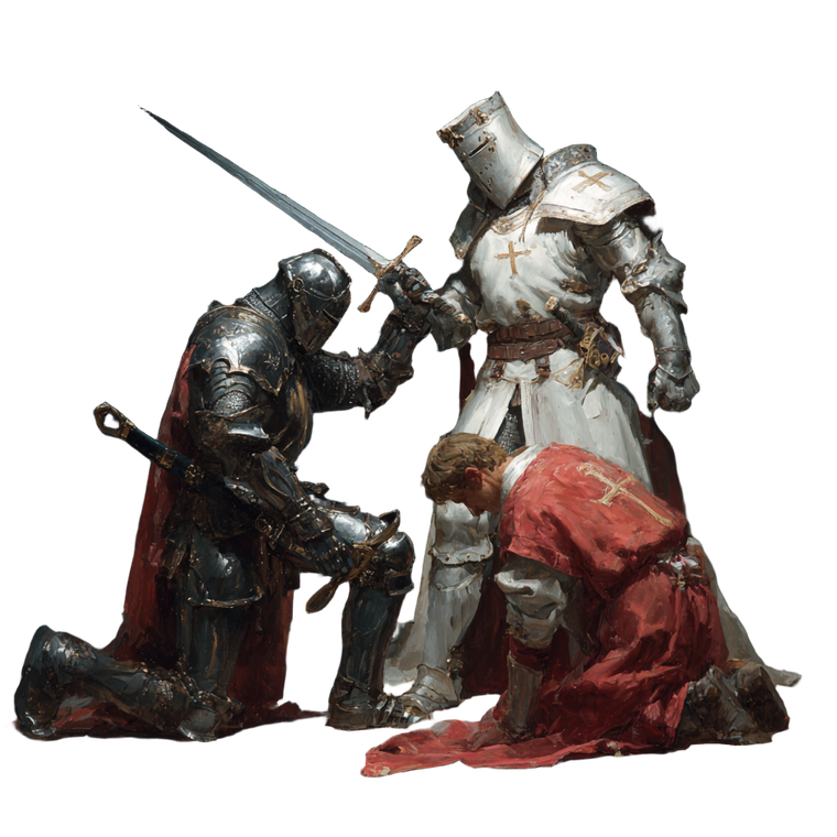 Clash Of Knights Vinyl Car Decal Sticker – Waterproof & UV-Resistant 3.4133333333333336"