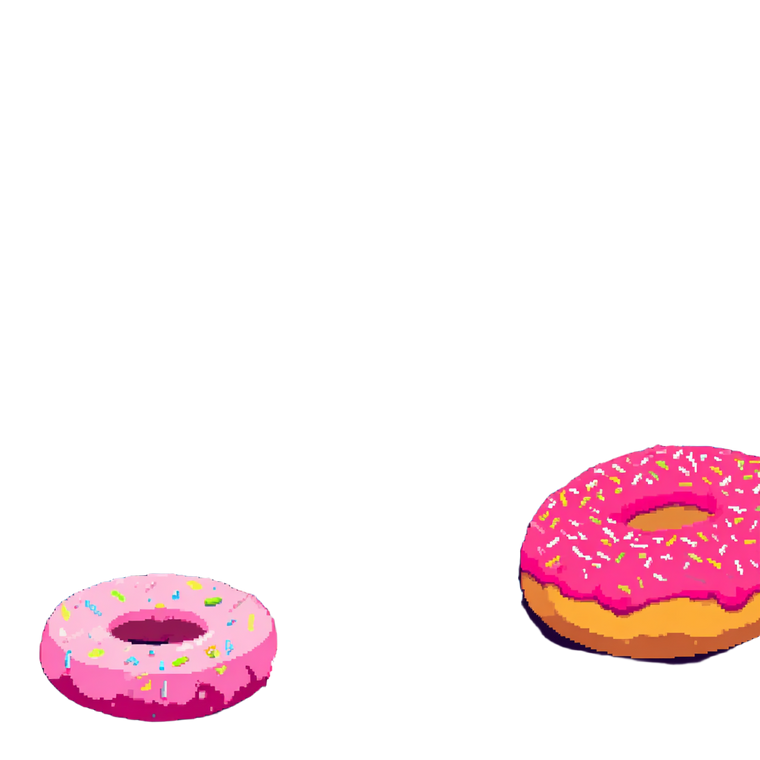 Donut Time! Vinyl Car Decal Sticker – Waterproof & UV-Resistant 6.826666666666667"