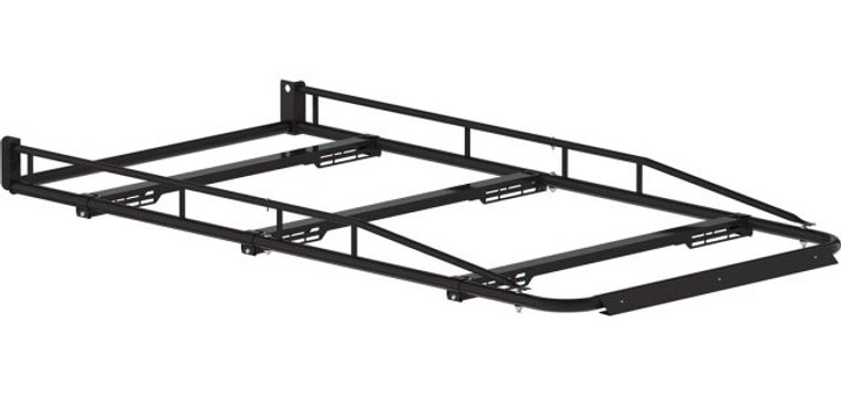 Fits 2014-2022 Ford Transit Connect Holman Ladder Rack 4TCSMR Pro III Series; 1000 Pound Capacity; Bed Rail Mount; Multi-Fit; 9-1/2 Inch Height; Gloss Black; Steel; With Roof Rack Mounting Kit