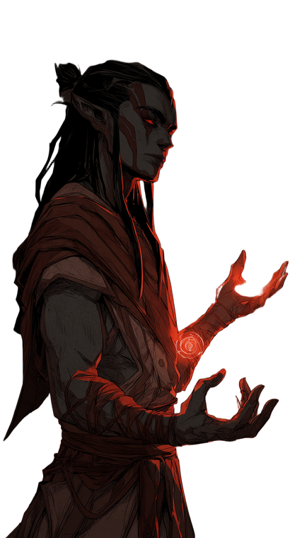 Dunmer Fire Sorcerer Vinyl Car Decal Sticker – Waterproof & UV-Resistant 4.8533333333333335"