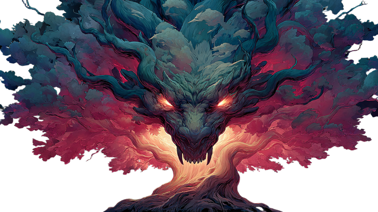 Tree Of Despair Vinyl Car Decal Sticker – Waterproof & UV-Resistant 5.4