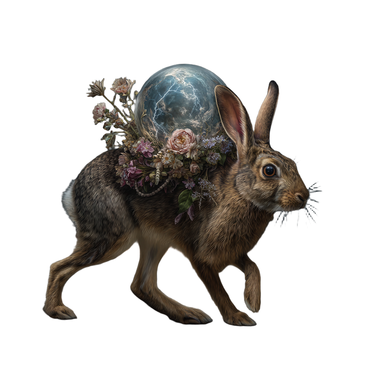 Storm Orb Rabbit Vinyl Car Decal Sticker – Waterproof & UV-Resistant 6.826666666666667"