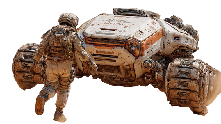 Soldier Vs Tank Vinyl Car Decal Sticker – Waterproof & UV-Resistant 2.72"