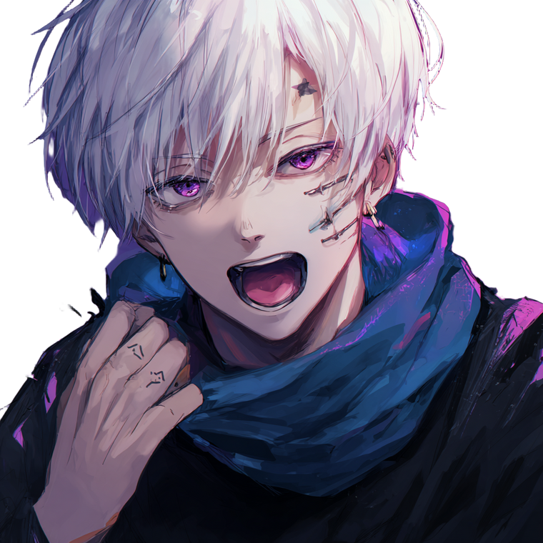 Anime Boy Screaming Vinyl Car Decal Sticker – Waterproof & UV-Resistant 3.4133333333333336"