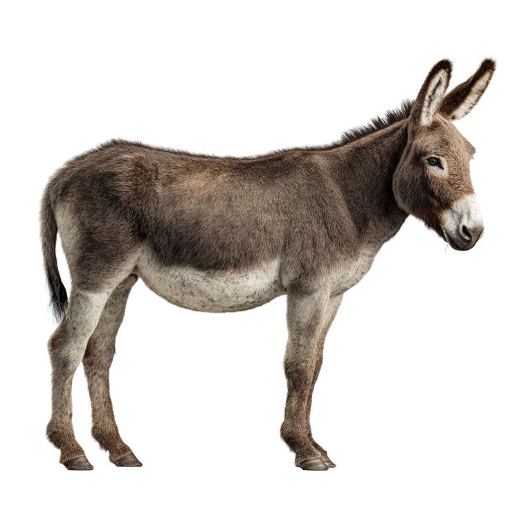 Mule Side View Vinyl Car Decal Sticker – Waterproof & UV-Resistant 6.826666666666667"