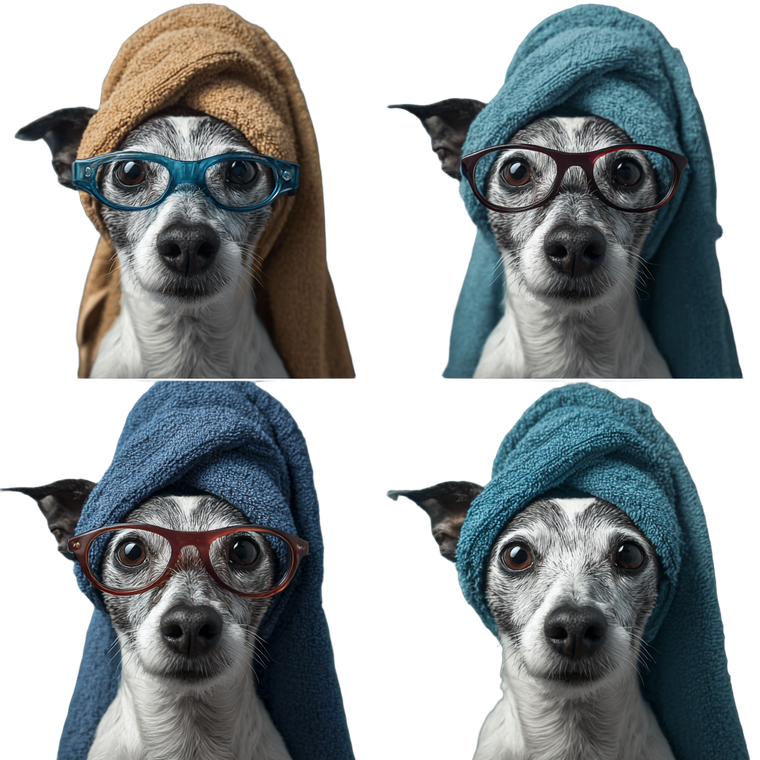 Accessorized Dog Bathroom Vinyl Car Decal Sticker – Waterproof & UV-Resistant 3.4133333333333336"