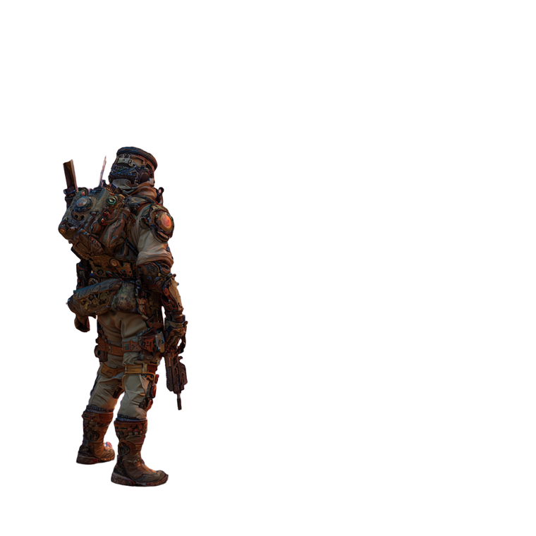 Steampunk Warrior V16 Vinyl Car Decal Sticker – Waterproof & UV-Resistant 6.826666666666667"