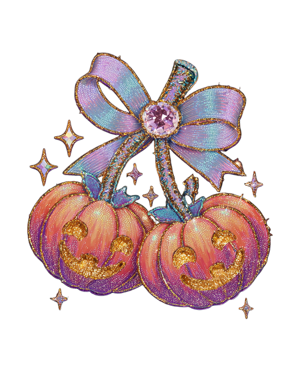 Glamorous Cherry Pumpkins Vinyl Car Decal Sticker – Waterproof & UV-Resistant 4.0"