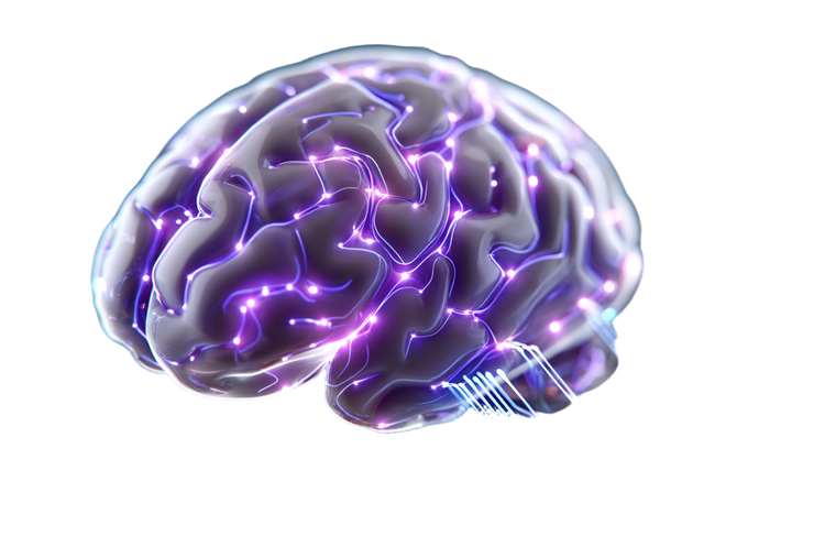 Glowing Ai Brain V5 Vinyl Car Decal Sticker – Waterproof & UV-Resistant 2.986666666666667"