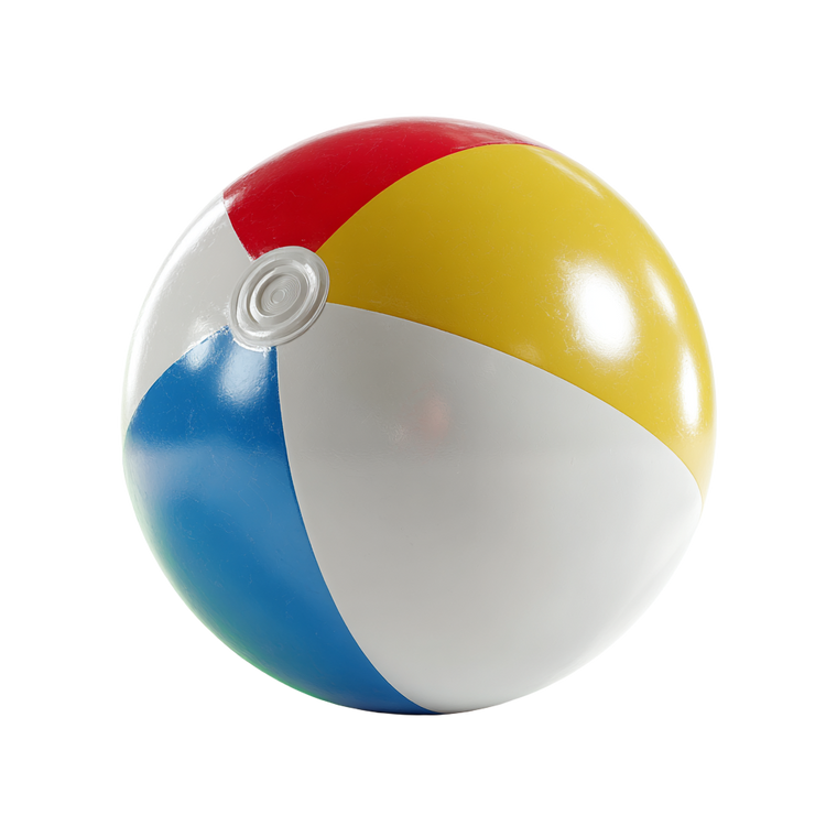Beach Ball V5 Vinyl Car Decal Sticker – Waterproof & UV-Resistant 6.826666666666667"