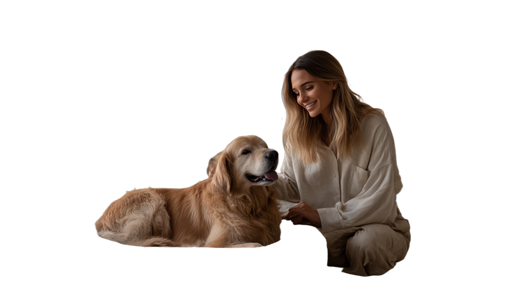 Golden Retriever Resting Vinyl Car Decal Sticker – Waterproof & UV-Resistant 2.72"