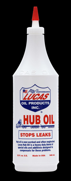 Lucas Oil Hub Oil | Slows Leaks & Prevents Downtime | 1 Quart | Heavy Duty Trucks